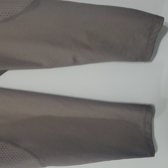 Zella Pants Womens Size Xs X-small Brown Three-quarter 3/4 Leggings Stretchy - Picture 2 of 12